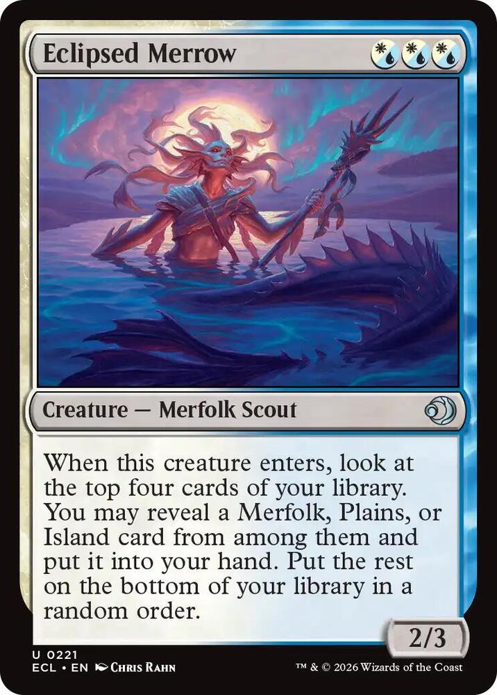 Eclipsed Merrow 221 card from Lorwyn Eclipsed