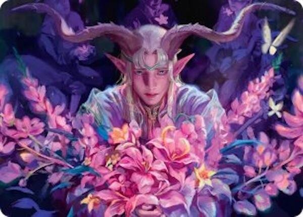 Dawnhand Eulogist Art Card 14 card from Art Series: Lorwyn Eclipsed