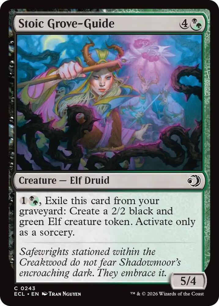 Stoic Grove-Guide 243 card from Lorwyn Eclipsed