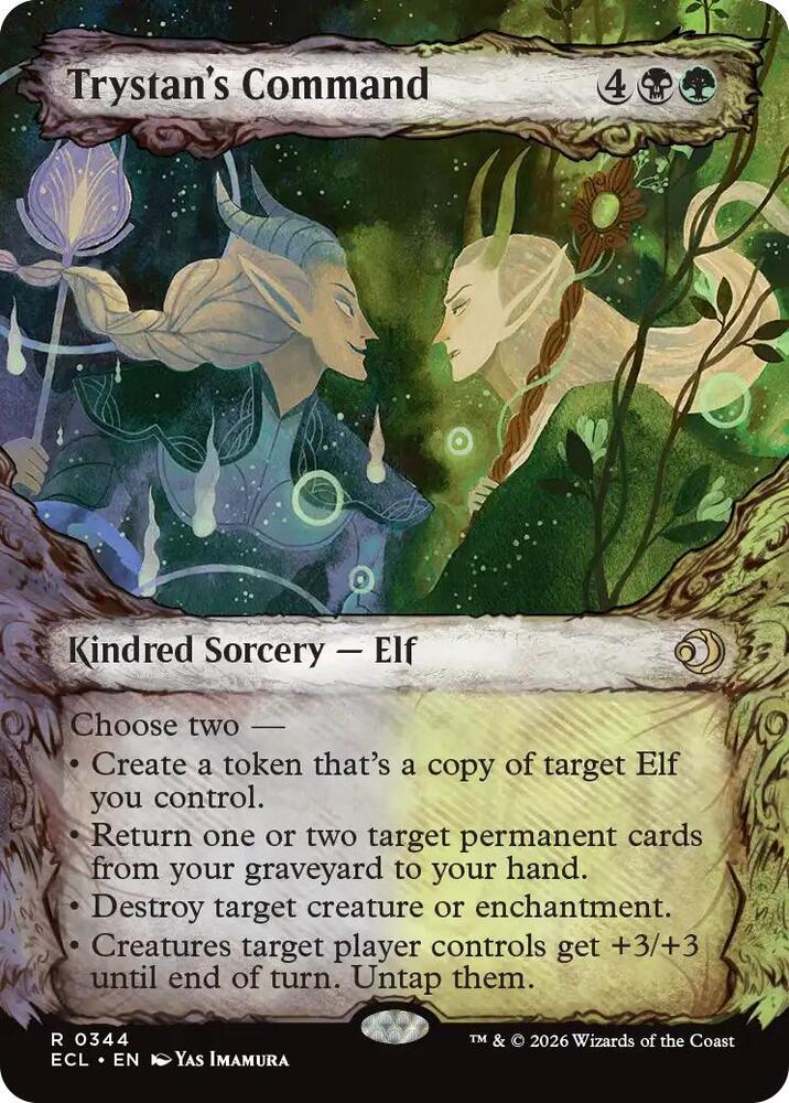 Trystan's Command (Showcase) 344 card from Lorwyn Eclipsed