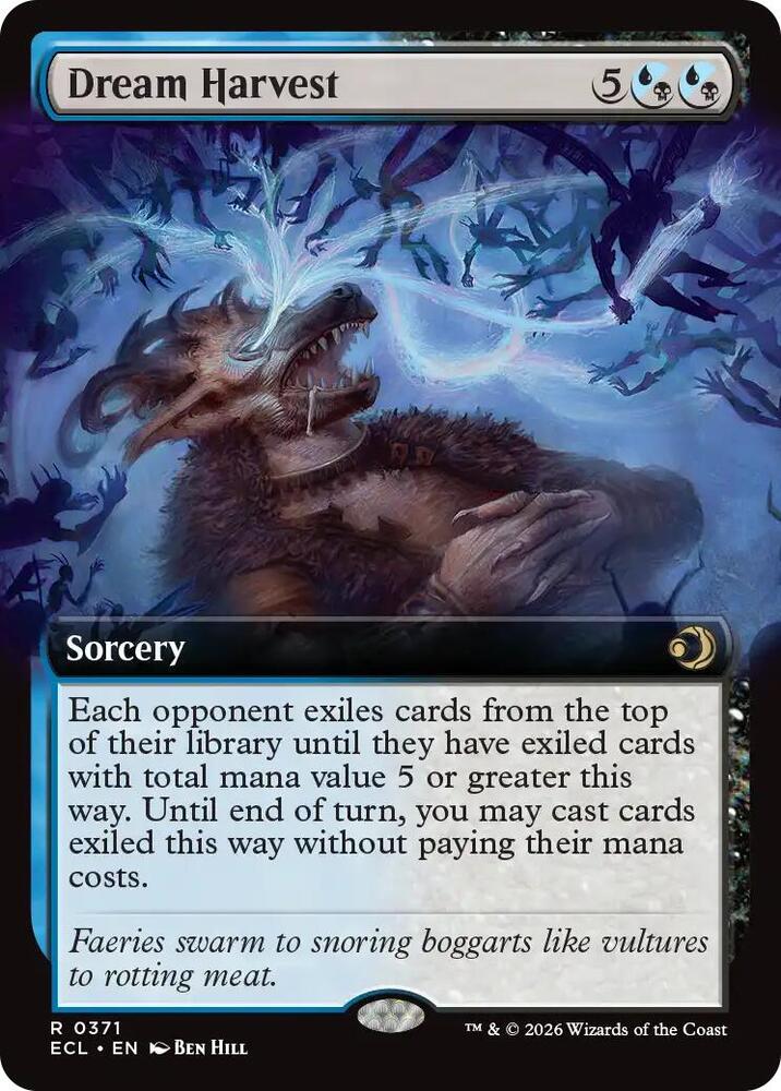 Dream Harvest (Extended Art) 371 card from Lorwyn Eclipsed