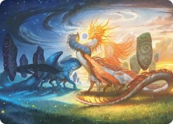 Celestial Reunion Art Card (19/54) card from Art Series: Lorwyn Eclipsed