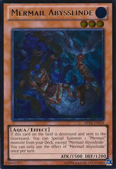 Mermail Abysslinde (UTR) ABYR-EN014 card from Abyss Rising