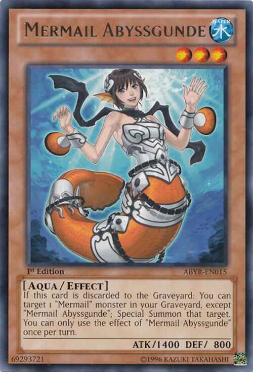 Mermail Abyssgunde ABYR-EN015 card from Abyss Rising