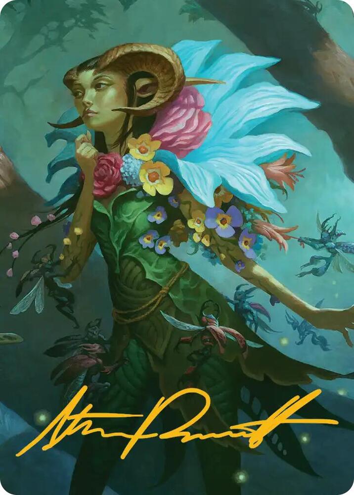 Maralen, Fae Ascendant Art Card (Gold-Stamped Signature) 24 card from Art Series: Lorwyn Eclipsed