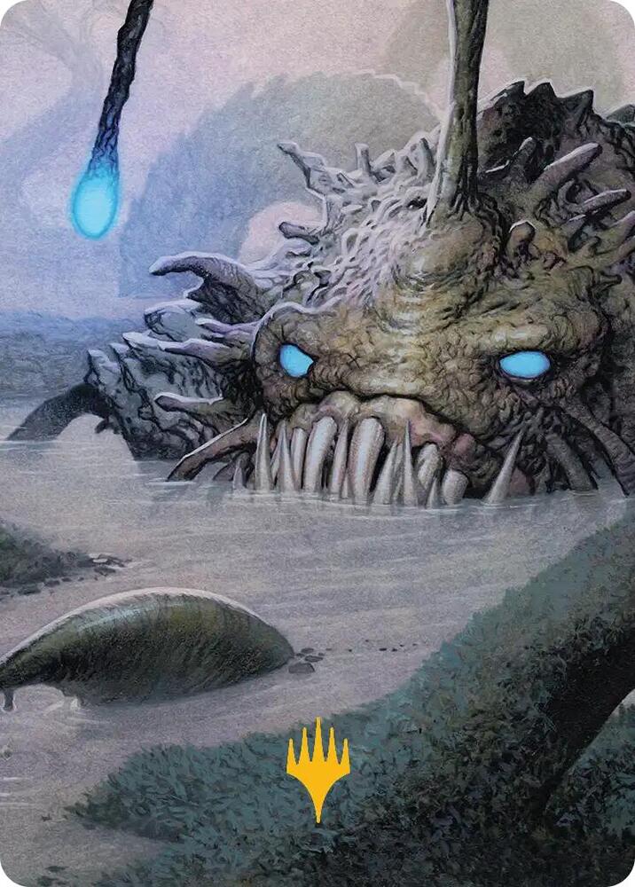 Deceit Art Card (Gold-Stamped Planeswalker Symbol) 35 card from Art Series: Lorwyn Eclipsed