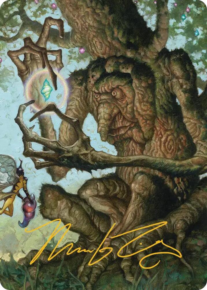 Faeburrow Elder Art Card (Gold-Stamped Signature) 51 card from Art Series: Lorwyn Eclipsed