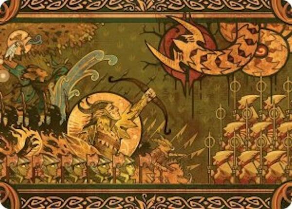 Chronicle of Victory Art Card 27 card from Art Series: Lorwyn Eclipsed