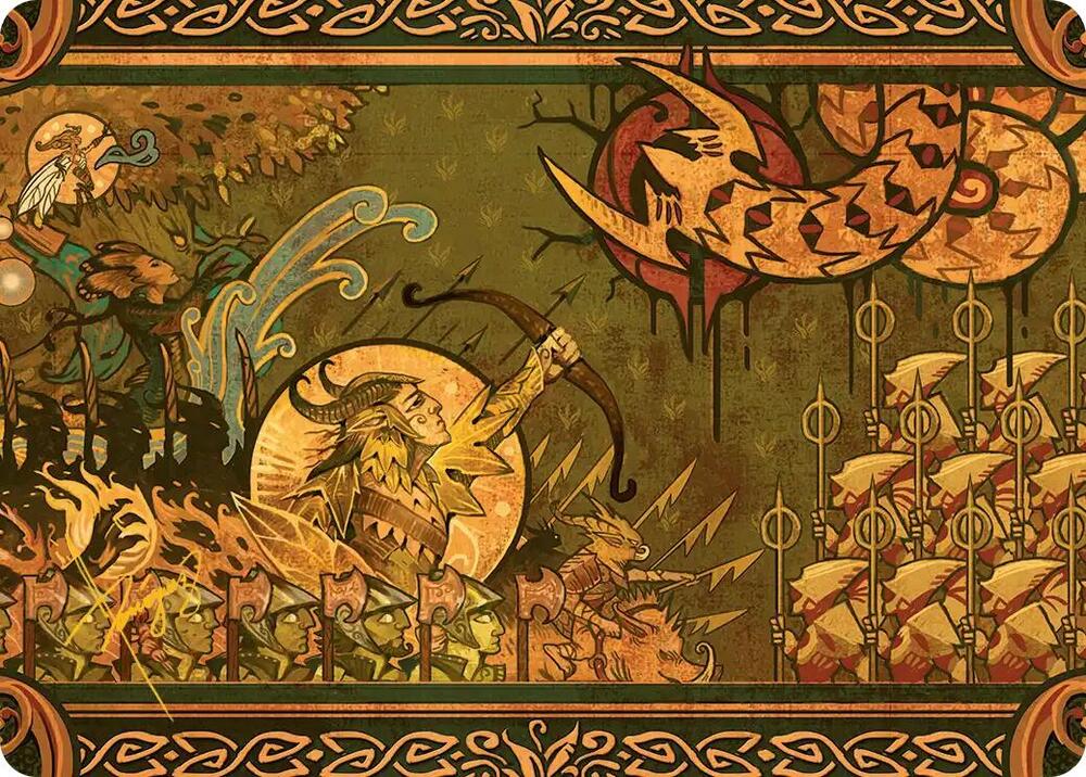 Chronicle of Victory Art Card (Gold-Stamped Signature) 27 card from Art Series: Lorwyn Eclipsed