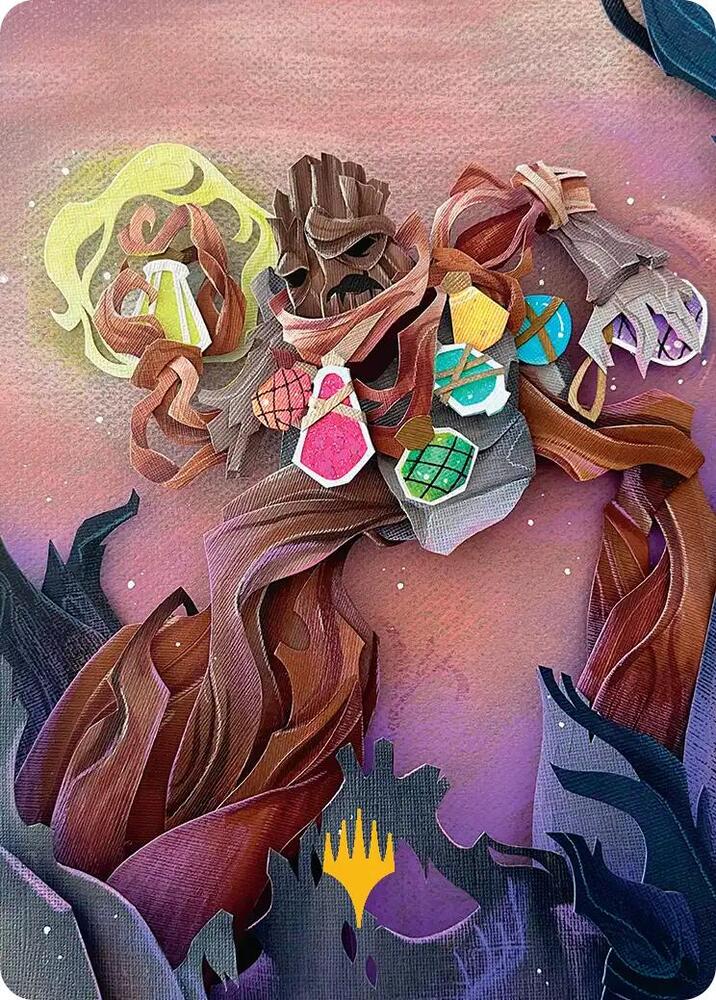Painter's Servant Art Card (Gold-Stamped Planeswalker Symbol) 53 card from Art Series: Lorwyn Eclipsed
