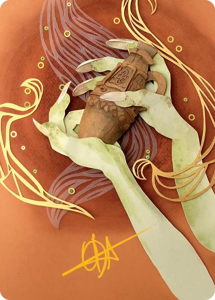 Thousand-Year Elixir Art Card (Gold-Stamped Signature) 54 card from Art Series: Lorwyn Eclipsed