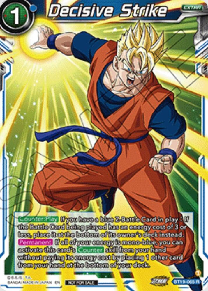 Decisive Strike (Ultra-Bout Series Tournament Pack Vol.1) BT19-065 card from Tournament Promotion Cards