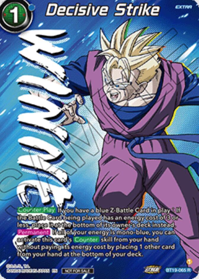 Decisive Strike (Ultra-Bout Series Tournament Pack Vol.1) (Winner) BT19-065 card from Tournament Promotion Cards