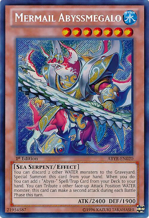 Mermail Abyssmegalo ABYR-EN020 card from Abyss Rising