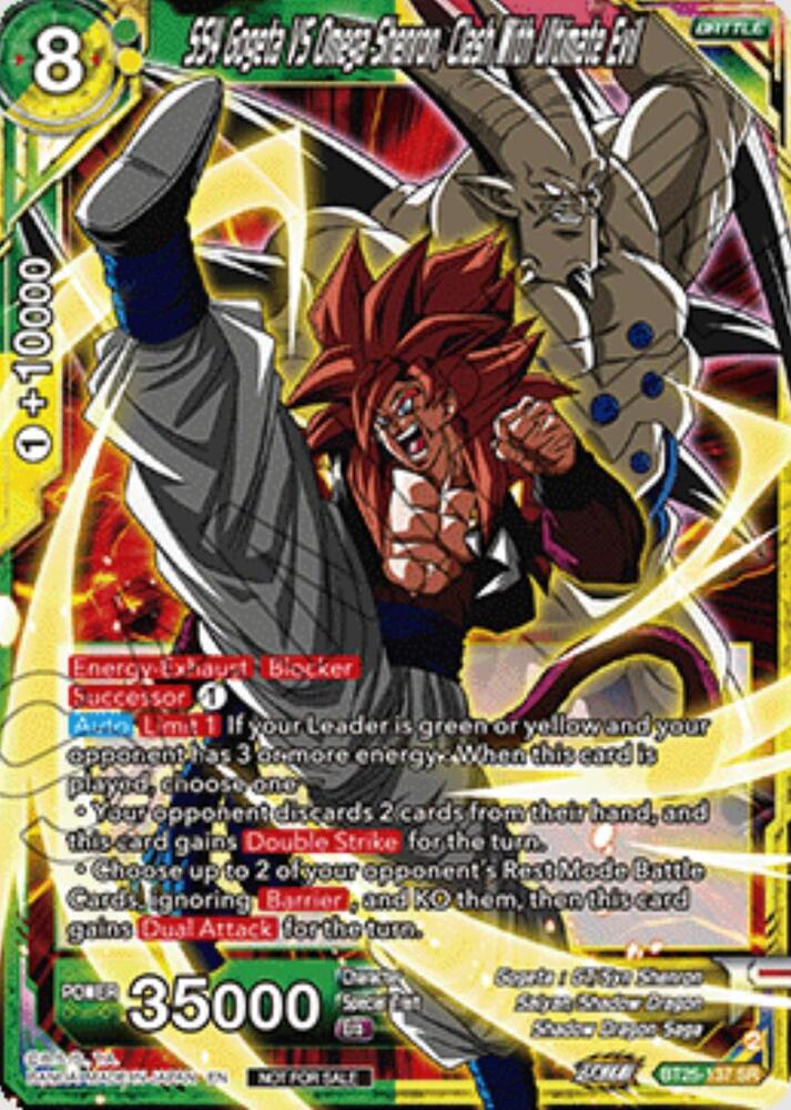 SS4 Gogeta VS Omega Shenron, Clash With Ultimate Evil (Ultra-Bout Series Tournament Pack Vol.1) BT25-137 card from Tournament Promotion Cards