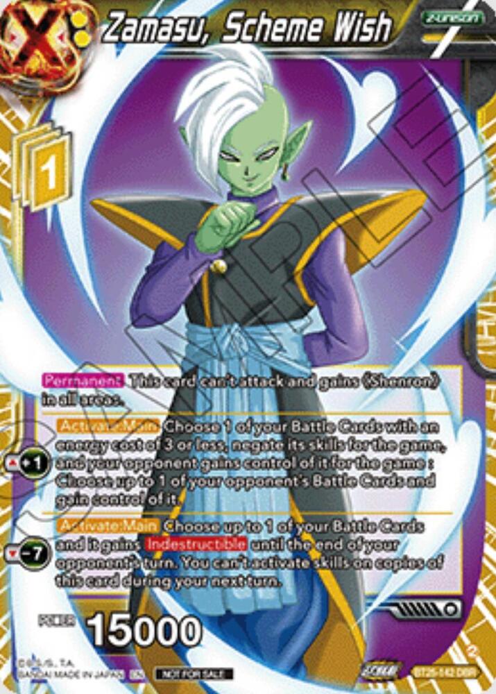 Zamasu, Scheme Wish (Ultra-Bout Series Tournament Pack Vol.1) BT25-142 card from Tournament Promotion Cards