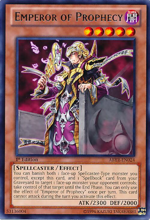 Emperor of Prophecy ABYR-EN024 card from Abyss Rising