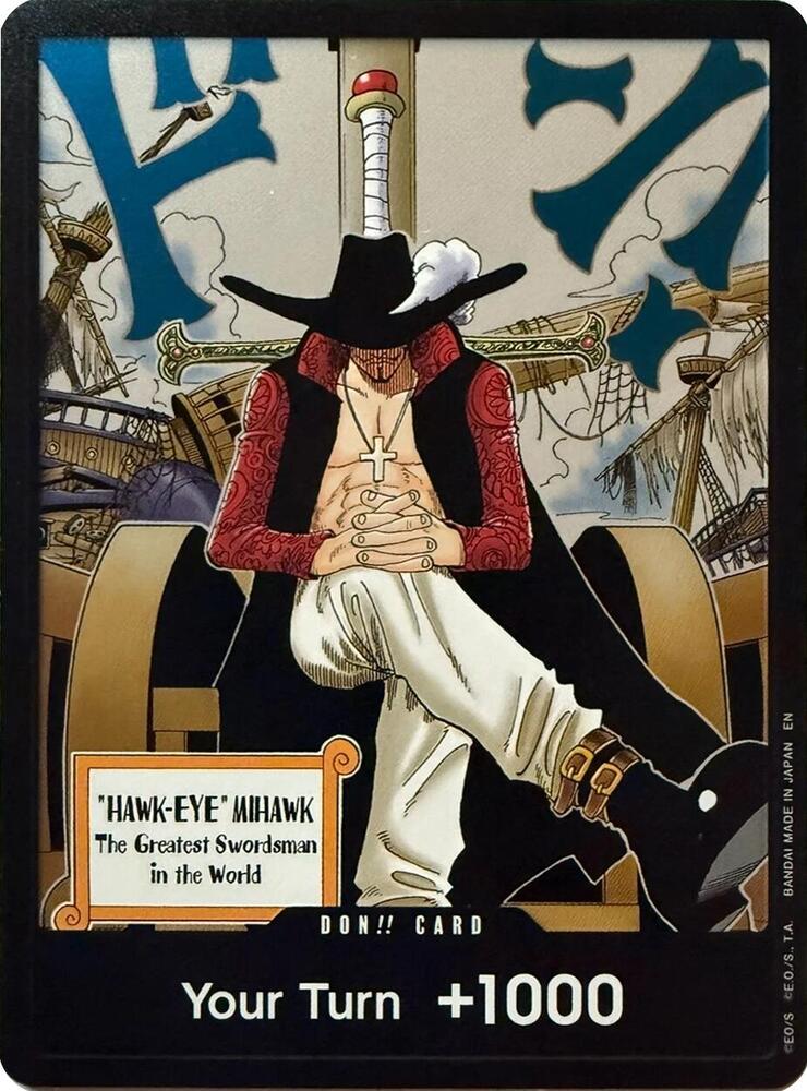 DON!! Card (Dracule Mihawk) card from The Azure Sea's Seven