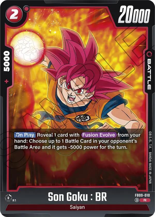Son Goku : BR FB09-010 card from Dual Evolution