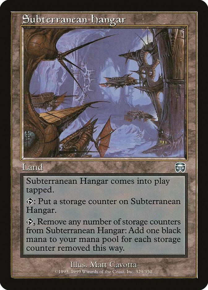 Subterranean Hangar 329 card from Mercadian Masques