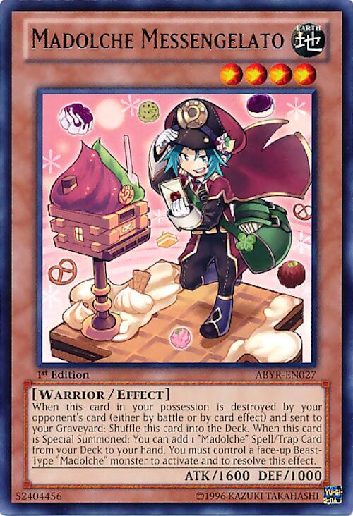 Madolche Messengelato ABYR-EN027 card from Abyss Rising