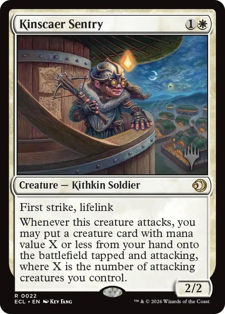 Kinscaer Sentry 22 card from Promo Pack: Lorwyn Eclipsed