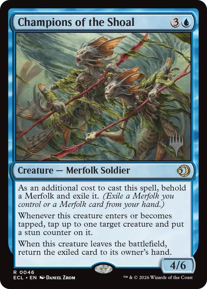 Champions of the Shoal 46 card from Promo Pack: Lorwyn Eclipsed
