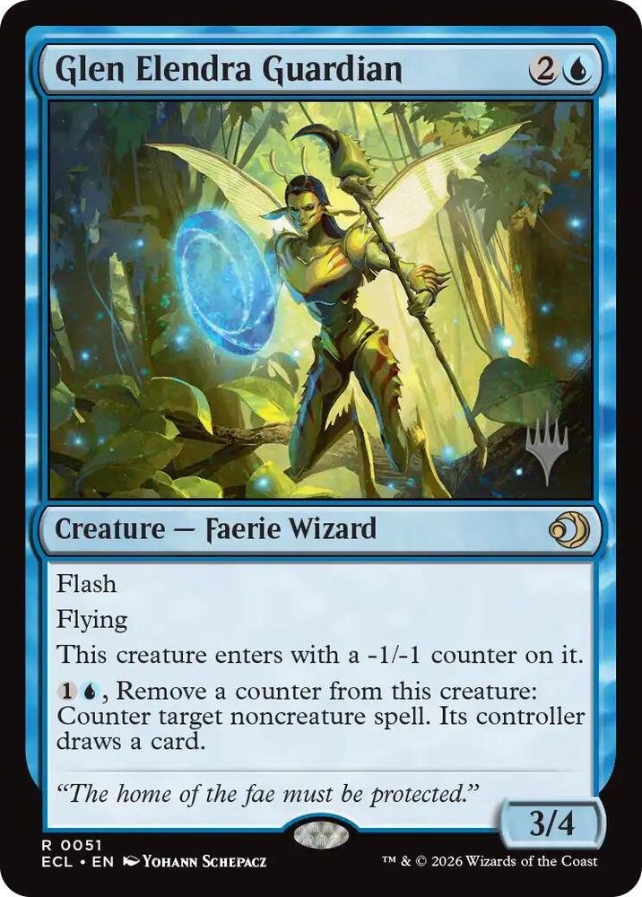 Glen Elendra Guardian 51 card from Promo Pack: Lorwyn Eclipsed