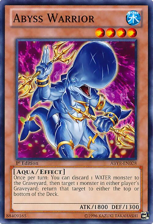 Abyss Warrior ABYR-EN028 card from Abyss Rising