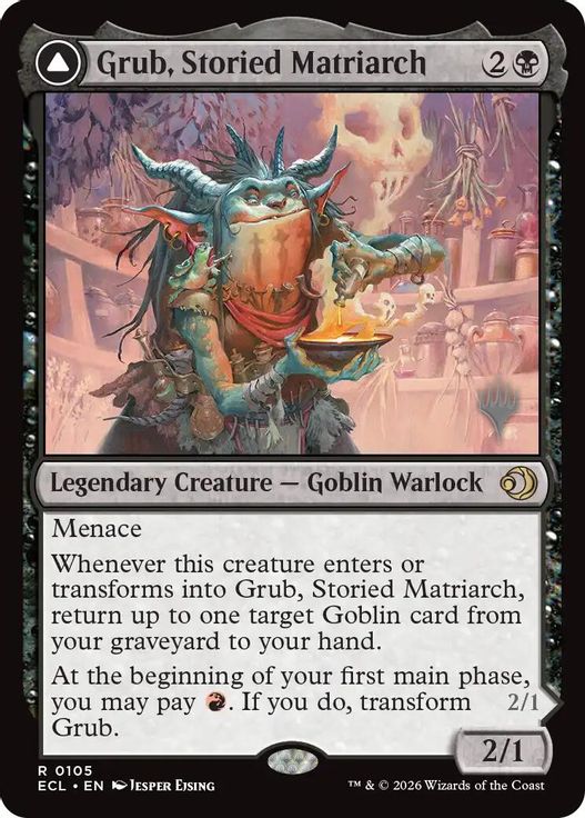 Grub, Storied Matriarch - (DOESN'T EXIST) 105 card from Promo Pack: Lorwyn Eclipsed