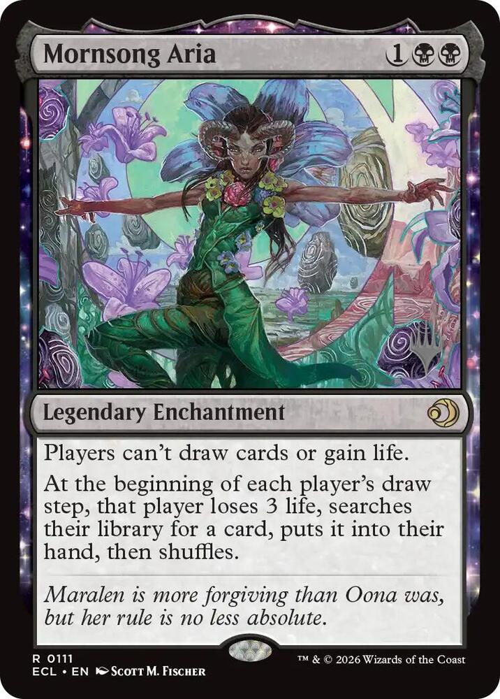 Mornsong Aria 111 card from Promo Pack: Lorwyn Eclipsed
