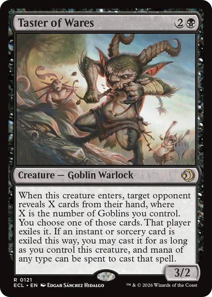 Taster of Wares 121 card from Promo Pack: Lorwyn Eclipsed