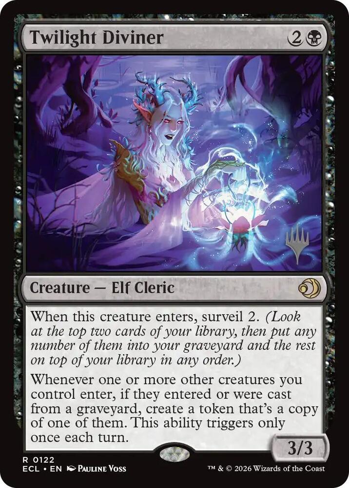 Twilight Diviner 122 card from Promo Pack: Lorwyn Eclipsed