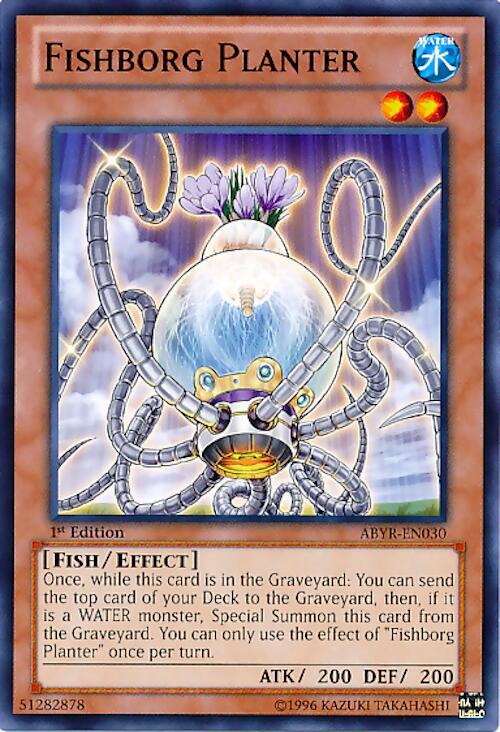 Fishborg Planter ABYR-EN030 card from Abyss Rising