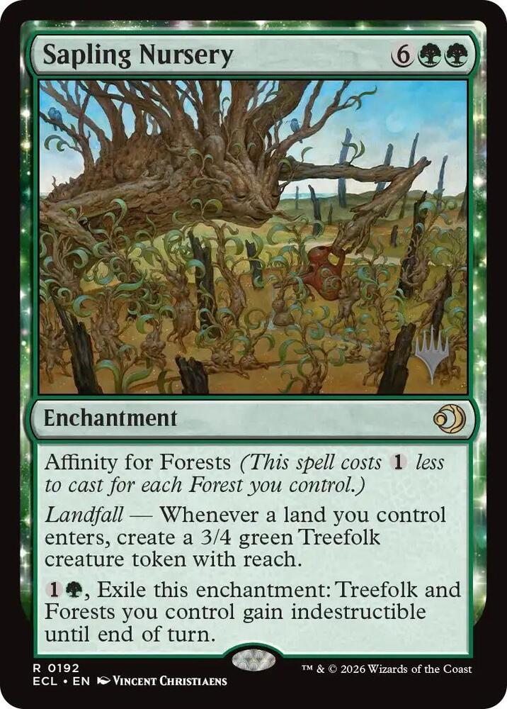 Sapling Nursery 192 card from Promo Pack: Lorwyn Eclipsed