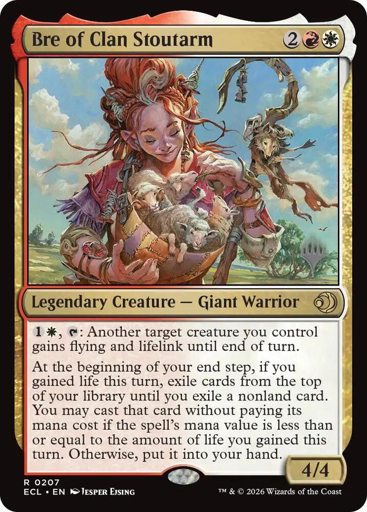 Bre of Clan Stoutarm 207 card from Promo Pack: Lorwyn Eclipsed