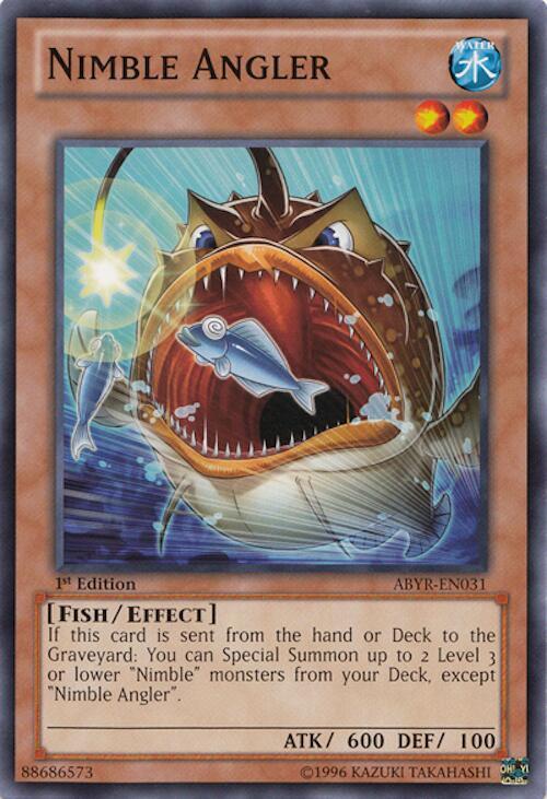 Nimble Angler ABYR-EN031 card from Abyss Rising