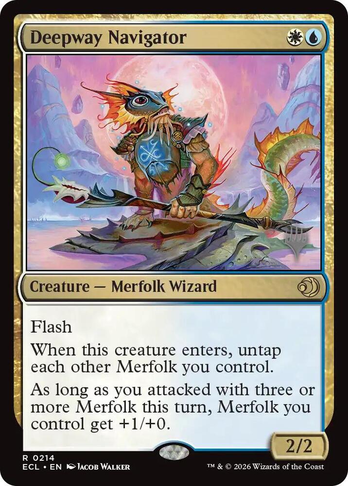 Deepway Navigator 214 card from Promo Pack: Lorwyn Eclipsed