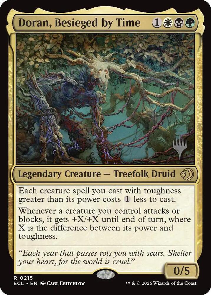 Doran, Besieged by Time 215 card from Promo Pack: Lorwyn Eclipsed