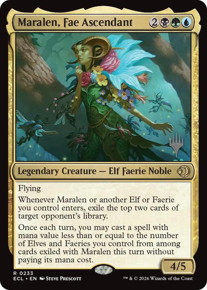 Maralen, Fae Ascendant 233 card from Promo Pack: Lorwyn Eclipsed
