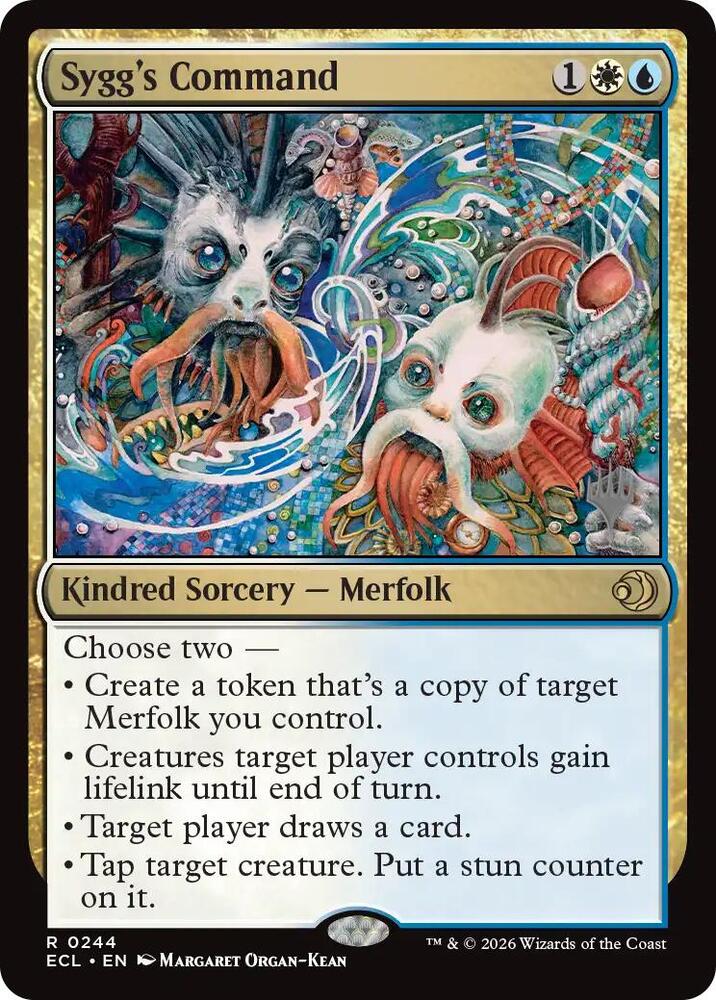 Sygg's Command 244 card from Promo Pack: Lorwyn Eclipsed