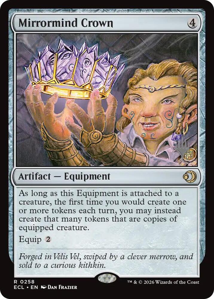Mirrormind Crown 258 card from Promo Pack: Lorwyn Eclipsed