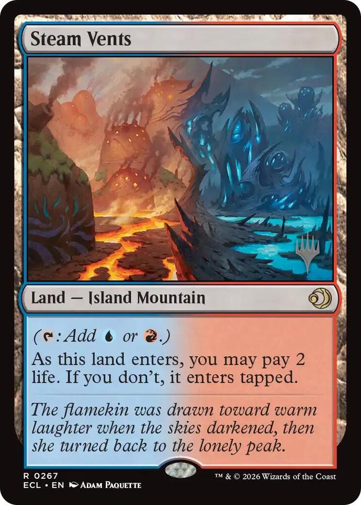 Steam Vents 267 card from Promo Pack: Lorwyn Eclipsed