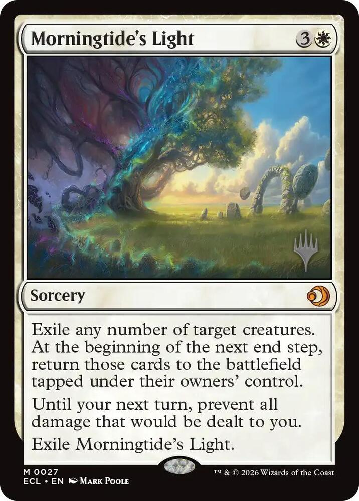 Morningtide's Light 27 card from Promo Pack: Lorwyn Eclipsed