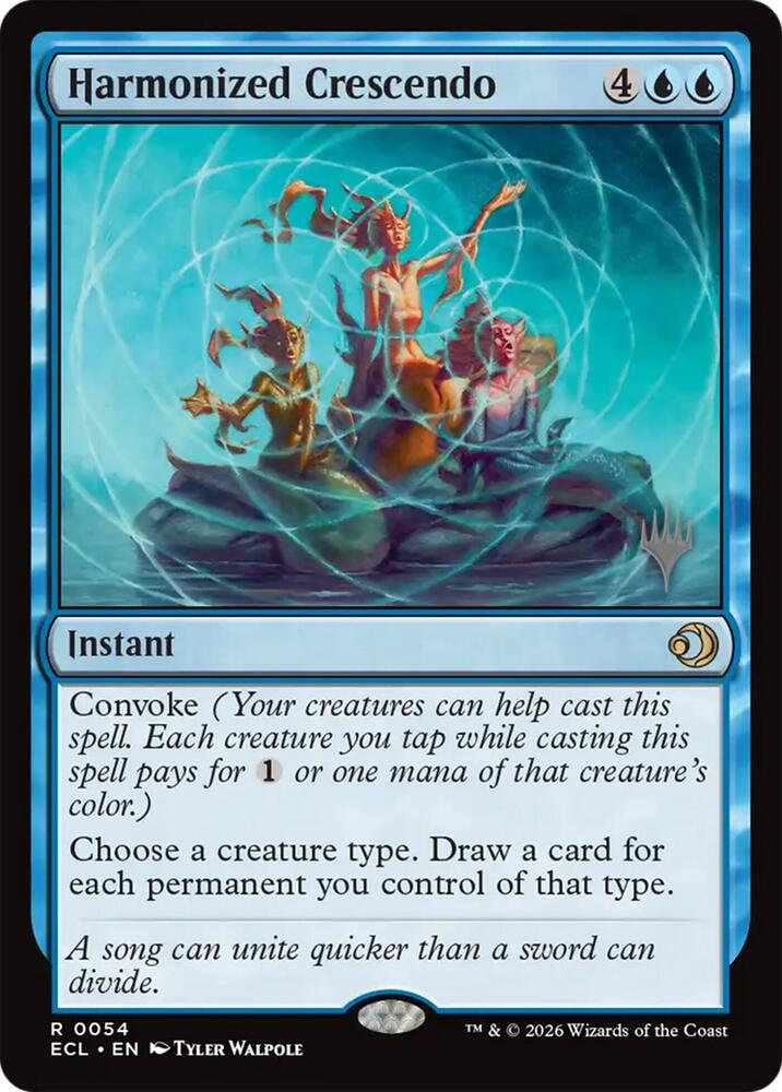 Harmonized Crescendo 54 card from Promo Pack: Lorwyn Eclipsed
