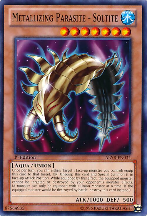 Metallizing Parasite - Soltite ABYR-EN034 card from Abyss Rising