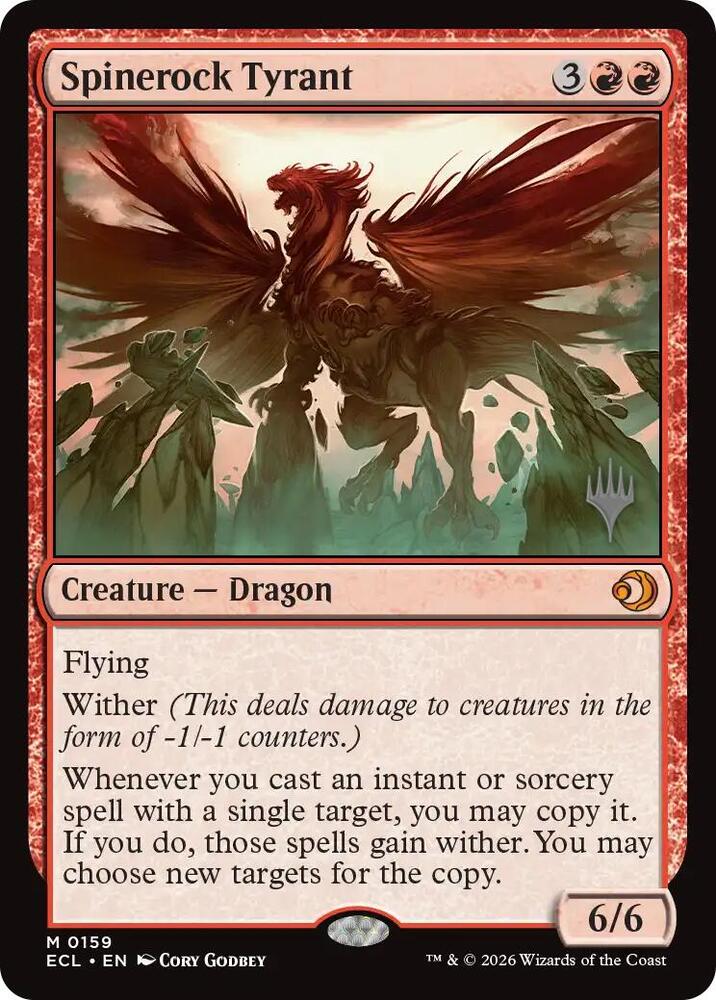 Spinerock Tyrant 159 card from Promo Pack: Lorwyn Eclipsed