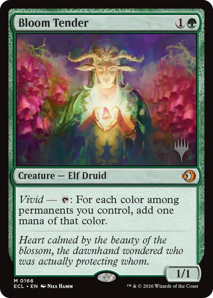 Bloom Tender 166 card from Promo Pack: Lorwyn Eclipsed