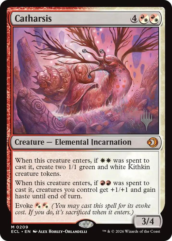 Catharsis 209 card from Promo Pack: Lorwyn Eclipsed