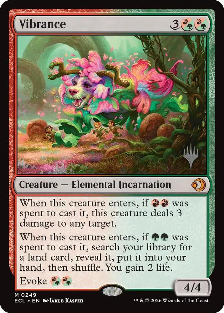 Vibrance 249 card from Promo Pack: Lorwyn Eclipsed